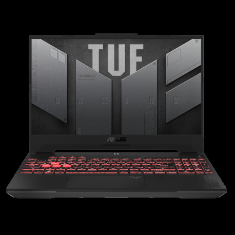 Ноутбук ASUS TUF Gaming A17 FA707NUG AMD Ryzen 7 7445HS/16Gb (D5)/SSD512Gb/RTX4050 6Gb (115W)/17.3"/IPS/FHD/1920x1080/144Hz/NoOS/RJ-45/Mecha Gray/2.6kg
