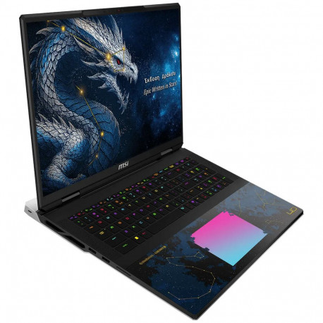 Ноутбук MSI Titan 18 HX Dragon Edition Draco Epic A2WJ-1430RUY Intel Core Ultra 9 290HX Plus/64Gb (2*32 D5)/SSD4Tb/RTX5090 24Gb (175W)/18"/IPS/MiniLED/WQUXGA/3840x2400/120Hz/Win11/RJ-45/Black-Blue-Gold/3.6kg-2
