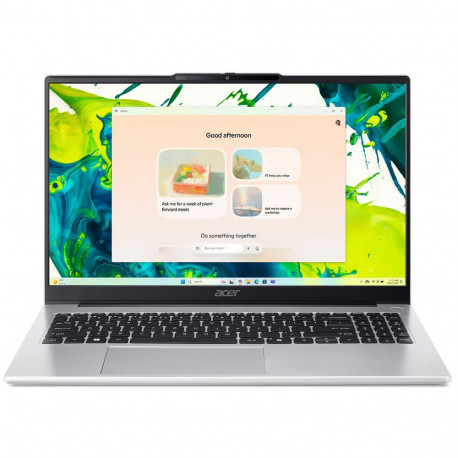 Ноутбук Acer Aspire Lite 15 AL15-53P-56PA Intel Core 5 120U/16Gb (soldered D4)/SSD512Gb/UMA/15.6"/IPS/FHD/1920x1080/60Hz/NoOS/Silver/1.7kg-1