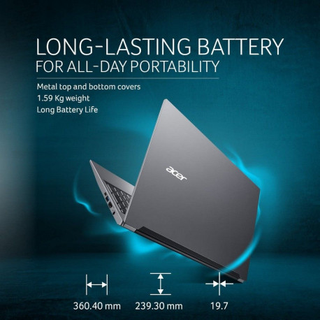 Ноутбук Acer Aspire Lite 15 AL15-41P-R0JJ AMD Ryzen 3 5400U/8Gb (1*8 D4)/SSD256Gb/UMA/15.6"/IPS/FHD/1920x1080/60Hz/Win11/Silver/1.7kg-6