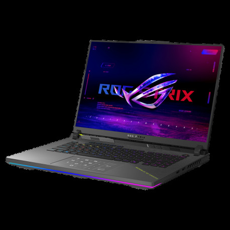 Ноутбук ASUS ROG Strix G16 G614PM-TS243 AMD Ryzen 9 8940HX/16Gb (1*16 D5)/SSD512Gb/RTX5060 8Gb (115W)/16"/IPS/WQXGA/2560x1600/300Hz/NoOS/RJ-45/Volt Green/2.50kg-3
