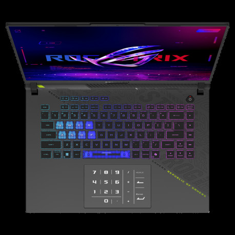 Ноутбук ASUS ROG Strix G16 G614PP-TS207 AMD Ryzen 9 8940HX/32Gb (2*16 D5)/SSD512Gb/RTX5070 8Gb (115W)/16"/IPS/WQXGA/2560x1600/300Hz/NoOS/RJ-45/Volt Green/2.50kg-2