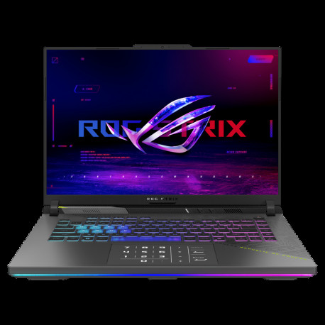 Ноутбук ASUS ROG Strix G16 G614PP-TS207 AMD Ryzen 9 8940HX/32Gb (2*16 D5)/SSD512Gb/RTX5070 8Gb (115W)/16"/IPS/WQXGA/2560x1600/300Hz/NoOS/RJ-45/Volt Green/2.50kg