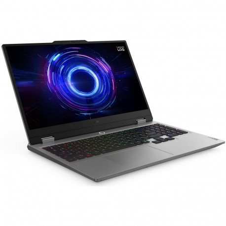 Ноутбук Lenovo LOQ 15IRX10 Intel Core i7-14700HX/16Gb (1*16 D5)/SSD1Tb/RTX5060 8Gb (100W)/15.6"/IPS/FHD/1920x1080/144Hz/NoOS/RJ-45/Luna Grey/2.4kg-1