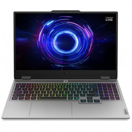 Ноутбук Lenovo LOQ 15IRX10 Intel Core i7-14700HX/16Gb (1*16 D5)/SSD1Tb/RTX5060 8Gb (100W)/15.6"/IPS/FHD/1920x1080/144Hz/NoOS/RJ-45/Luna Grey/2.4kg