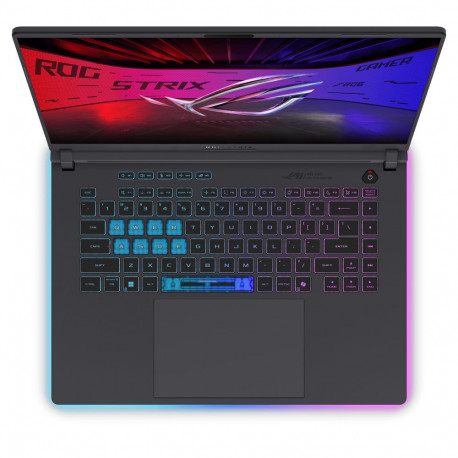 Ноутбук ASUS ROG Strix G16 G615JMR-TS415 Intel Core i7-14650HX/16Gb (1*16 D5)/SSD512Gb/RTX5060 8Gb (115W)/16"/IPS/WQXGA/2560x1600/300Hz/NoOS/RJ-45/Eclipse Gray/2.50kg-1