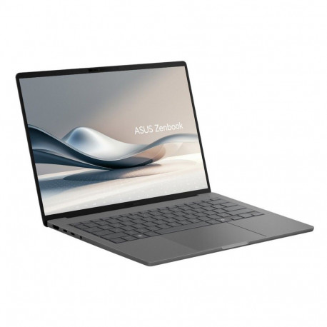 Ноутбук ASUS Zenbook 14 UX3407QA Qualcomm Snapdragon X X1-26-100/16Gb (soldered D5)/SSD512Gb/UMA/14"/OLED/Touch/WUXGA/1920x1200/60Hz/Win11/Iceland Grey/0.98kg-1
