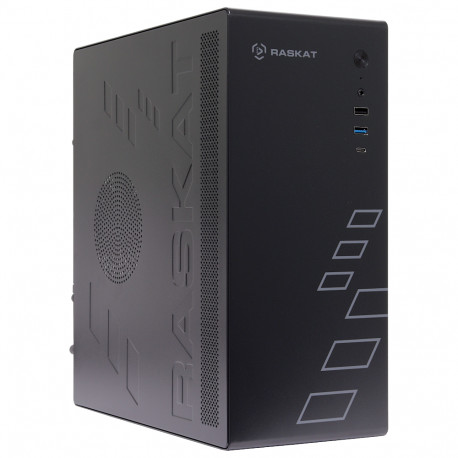 Компьютер ПЭВМ т.м. "Raskat" Standart300 (Intel Core i3 12100, RAM 8Gb, SSD 240Gb, no OS, kb+ms, black)