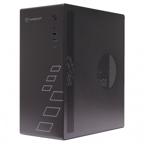 Компьютер ПЭВМ т.м. "Raskat" Standart300 (Intel Core i3 12100, RAM 8Gb, SSD 240Gb, no OS, kb+ms, black)-1
