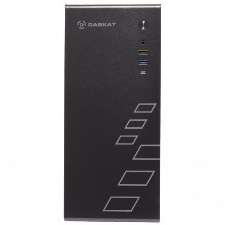 Компьютер ПЭВМ т.м. "Raskat" Standart300 (Intel Core i3 12100, RAM 8Gb, SSD 240Gb, no OS, kb+ms, black)-2