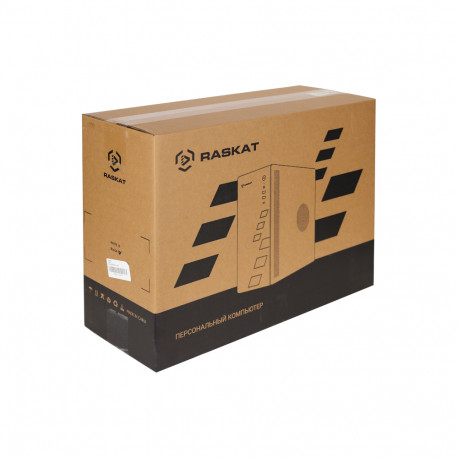 Компьютер ПЭВМ т.м. "Raskat" Standart300 (Intel Core i3 12100, RAM 8Gb, SSD 240Gb, no OS, kb+ms, black)-6