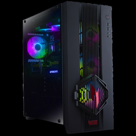Настольный ПК Acer Nitro 70 N70X3D-100 AMD Ryzen 7 9800X3D/32Gb/SSD1Tb/RTX5070 12Gb/PSU 1200W/NoOS/Black (DG.E5ACD.007)-3