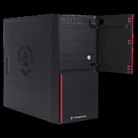 Персональный компьютер «Гравитон» Д53И i5-13400/2x8GB/1xSSD512GB/FP_2xUSB2.0/RJ-45POE/450W/K+M/NoOS/3YST-3