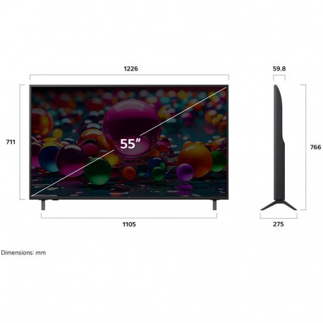 55" Телевизор LED LG 55UA75009LA.ARUG-3