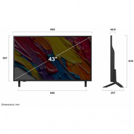 43" Телевизор Q-NED LG 43QNED82A6B.ARUG-3