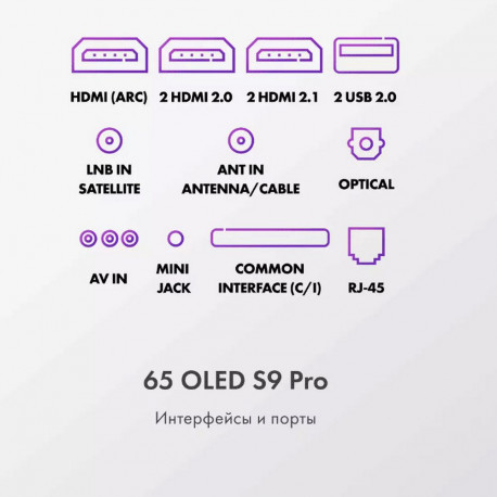 65" Телевизор OLED HAIER 65 OLED S9 Pro (DH1VNXD00RU)-10