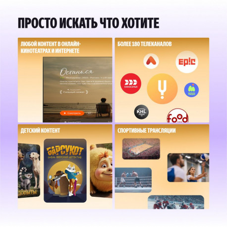 65" Телевизор LED Яндекс ТВ Станция Бейсик (YNDX-00077)-8