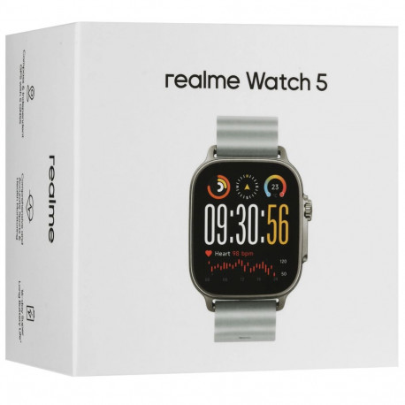 Умные часы Realme watch 5, Серебряный-8
