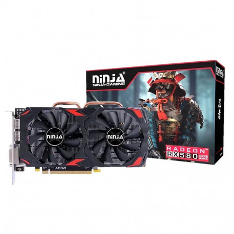 Видеокарта Ninja (Sinotex) RX580 8GB GDDR5 256bit 2xDP HDMI 2FAN RTL-1