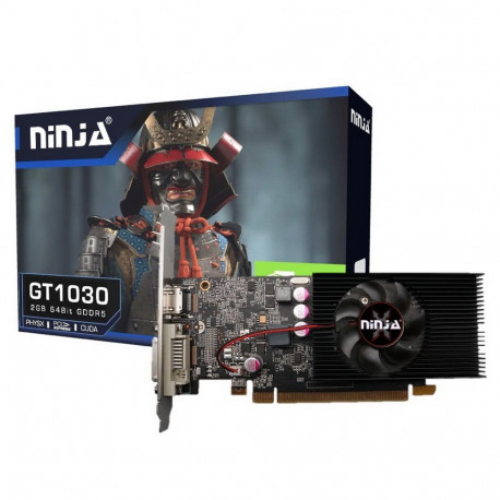 Видеокарта Ninja (Sinotex) GT1030 2GB 64bit GDDR5 DVI HDMI 1FAN RTL-2