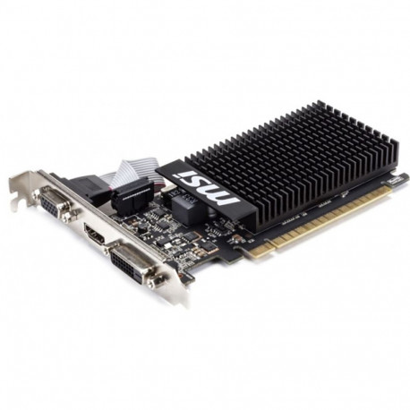Видеокарта MSI GT710 2GB GDDR3 64bit VGA DVI HDMI PASSIVE LP RTL {20} (448233)-1