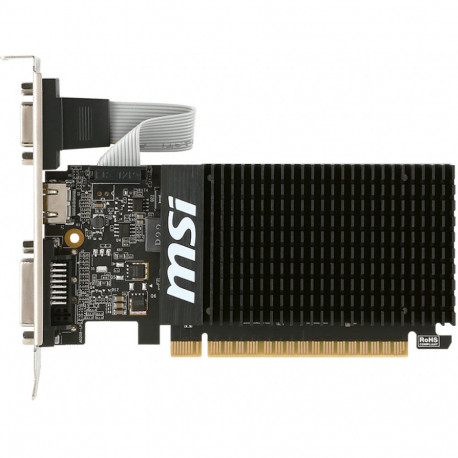Видеокарта MSI GT710 2GB GDDR3 64bit VGA DVI HDMI PASSIVE LP RTL {20} (448233)-4