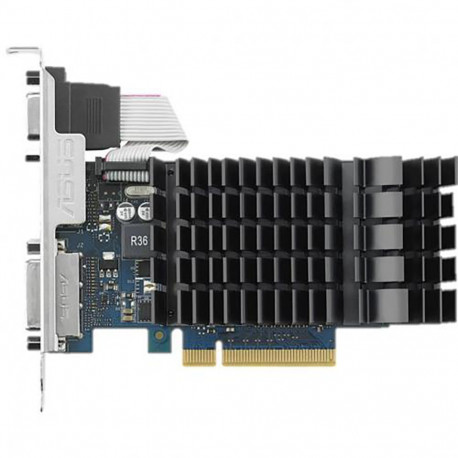Видеокарта ASUS GT730 2GB GDDR5 64bit VGA DVI HDMI PASSIVE LP RTL {20} [990390] [GT730-SL-2GD5-BRK]-2