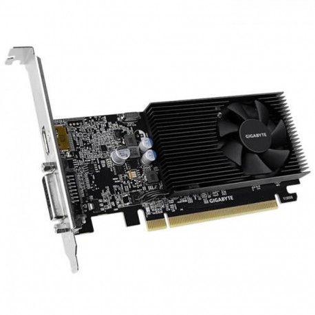 Видеокарта Gigabyte GT1030 2GB GDDR4 64bit DVI-D HDMI 1FAN LP RTL {20} (303280)-1