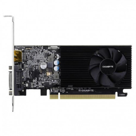 Видеокарта Gigabyte GT1030 2GB GDDR4 64bit DVI-D HDMI 1FAN LP RTL {20} (303280)-2