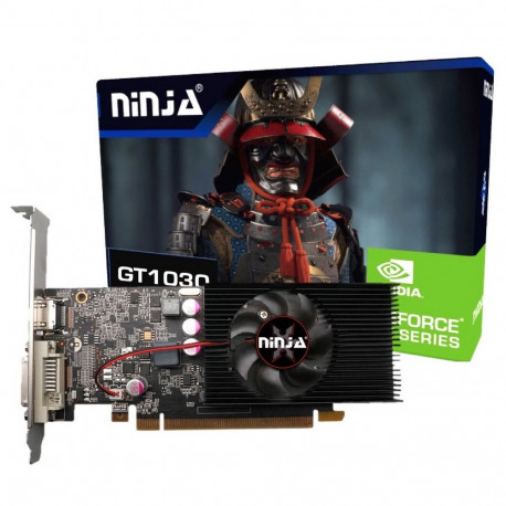 Видеокарта Ninja (Sinotex) GT1030 2GB GDDR5 64bit DVI HDMI 1FAN LP RTL {20} (607820)-1
