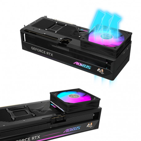 Видеокарта Gigabyte RTX5080 MASTER 16GB GDDR7 256bit 3xDP HDMI 3FAN RTL-10