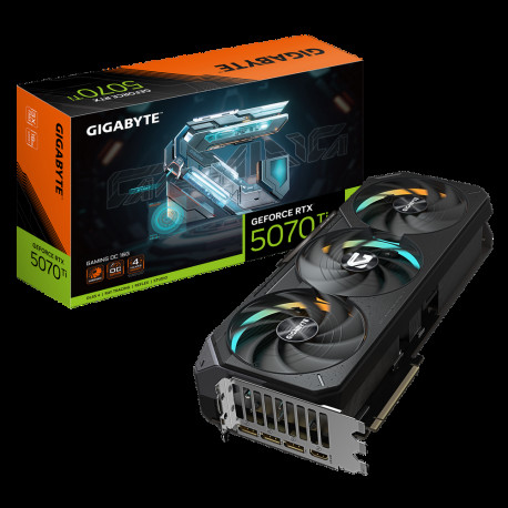 Видеокарта Gigabyte RTX5070Ti GAMING OC 16GB GDDR7 256bit 3xDP HDMI 3FAN RTL