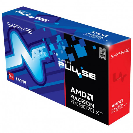 Видеокарта Sapphire RX9070XT PULSE 16GB GDDR6 256bit 2xDP 2xHDMI 3FAN RTL-7
