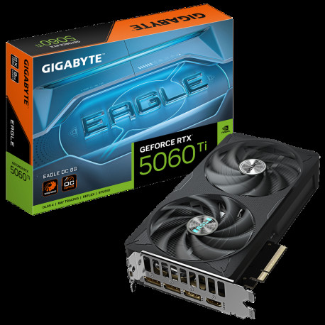Видеокарта Gigabyte RTX5060Ti EAGLE OC 8GB GDDR7 128bit 3xDP HDMI 2FAN RTL