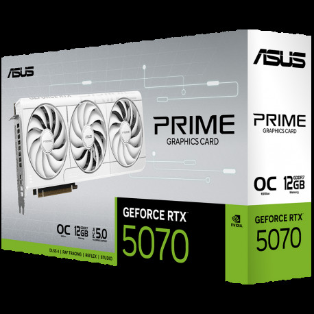 Видеокарта ASUS RTX5070 PRIME WHITE OC 12GB GDDR7 192bit 3xDP 1xHDMI 3FAN RTL (PRIME-RTX5070-O12G-WHITE)-10