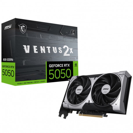 Видеокарта MSI RTX5050 VENTUS 2X 8GB GDDR6 128bit 3xDP HDMI 2FAN RTL
