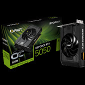 Видеокарта Palit RTX5050 STORMX OC 8GB GDDR6 128bit 3-DP HDMI 1FAN ITX RTL