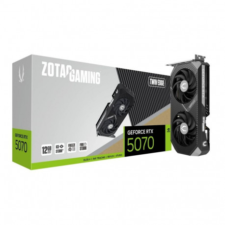 Видеокарта Zotac RTX5070 TWIN EDGE 12GB GDDR7 192bit 3xDP HDMI 2FAN PREMIUM PACK