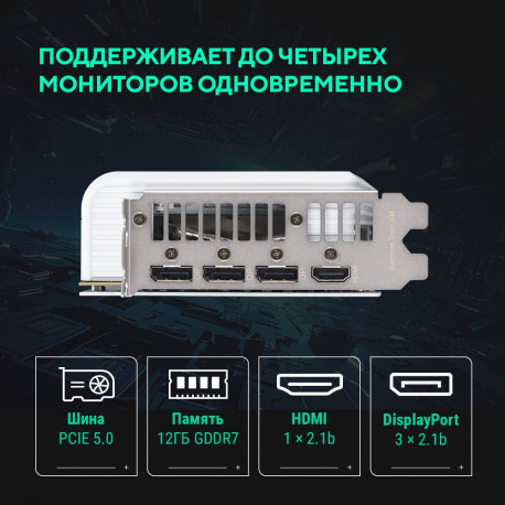 Видеокарта ASUS RTX5070 PRIME WHITE OC 12GB GDDR7 192bit 3xDP 1xHDMI 3FAN RTL (PRIME-RTX5070-O12G-WHITE)-14