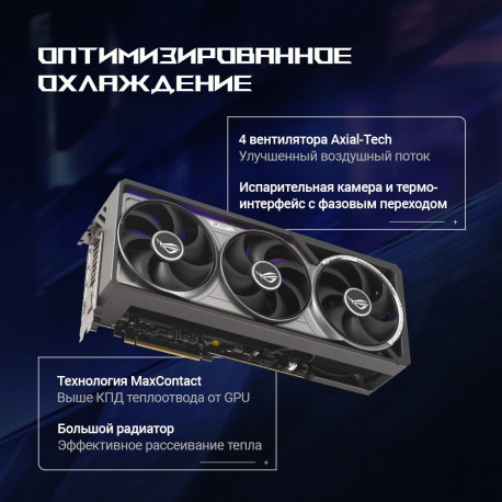 Видеокарта ASUS RTX5080 ROG ASTRAL OC 16GB GDDR7 256bit 3xDP 2xHDMI 3FAN RTL [ROG-ASTRAL-RTX5080-O16G-GAMING]-19