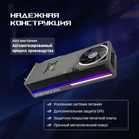 Видеокарта ASUS RTX5080 ROG ASTRAL OC 16GB GDDR7 256bit 3xDP 2xHDMI 3FAN RTL [ROG-ASTRAL-RTX5080-O16G-GAMING]-18