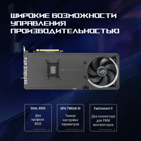Видеокарта ASUS RTX5080 ROG ASTRAL OC 16GB GDDR7 256bit 3xDP 2xHDMI 3FAN RTL [ROG-ASTRAL-RTX5080-O16G-GAMING]-20