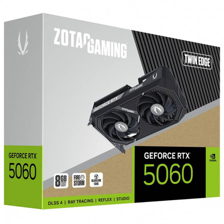 Видеокарта Zotac RTX5060 TWIN EDGE 8GB GDDR7 128bit 3xDP HDMI 2FAN MEDIUM PACK-7