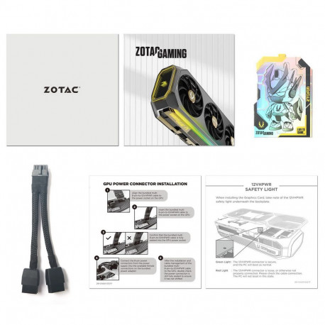Видеокарта Zotac RTX5070 TWIN EDGE OC WHITE ED 12GB GDDR7 192bit 3xDP HDMI 2FAN PREMIUM PACK-6