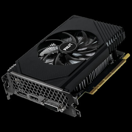 Видеокарта Palit RTX3050 STORMX OC 6GB GDDR6 96bit DVI DP HDMI 1FAN ITX RTL-5