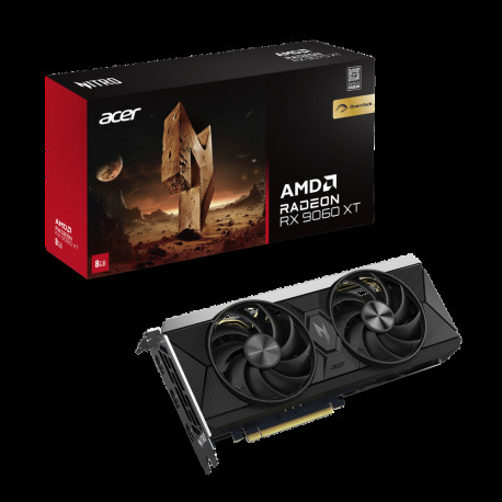 Видеокарта Acer RX9060XT NITRO OC 8GB GDDR6 128bit 2xDP HDMI 2FAN RTL