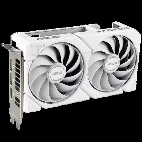 Видеокарта ASUS RX9060XT DUAL WHITE 16GB GDDR6 128bit 2xDP HDMI 2FAN RTL (DUAL-RX9060XT-16G-WHITE)-2
