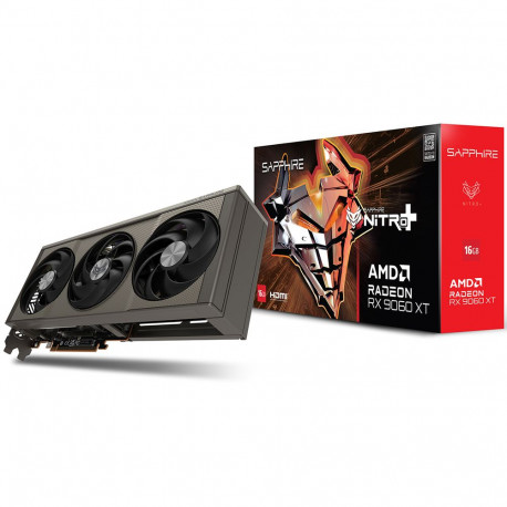 Видеокарта Sapphire RX9060XT NITRO+ OC 16GB GDDR6 128bit DP 2xHDIM 3FAN RTL-1