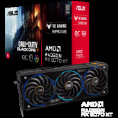 Видеокарта ASUS RX9070XT TUF GAMING COD BO7 SPECIAL EDITION OC 16GB GDDR6 256bit 3xDP HDMI 3FAN RTL (TUF-RX9070XT-O16G-COD-BO7)