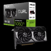 Видеокарта ASUS RTX5060Ti DUAL 8GB GDDR7 128bit 3xDP HDMI 2FAN RTL (DUAL-RTX5060TI-8G)